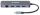 D-Link DUB-2334 laptop-dockingstation & portreplikator Kabelgebunden USB Typ-C Grau