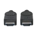 Manhattan High Speed HDMI-Kabel mit Ethernet-Kanal, HEC, ARC, 3D, 4K@30Hz, HDMI-Stecker auf HDMI-Stecker, geschirmt, schwarz, 15 m