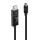 Lindy 43342 Videokabel-Adapter 2 m USB Typ-C DisplayPort Schwarz