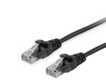 Equip Cat.6 U/UTP Patchkabel, 10m, Schwarz