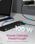 ICY BOX IB-DK2116-C, USB Type-C® Notebook DockingStation mit dreifacher Videoausgabe