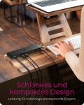ICY BOX IB-DK2116-C, USB Type-C® Notebook DockingStation mit dreifacher Videoausgabe