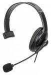 Manhattan 180849 Kopfhörer & Headset Kabelgebunden Kopfband Büro/Callcenter USB Typ-A Schwarz