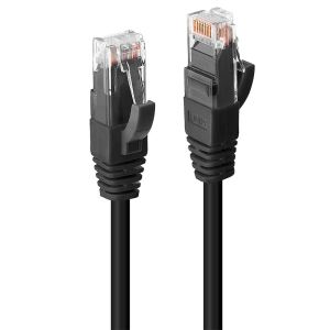 Lindy 45434 Netzwerkkabel Schwarz 3 m Cat6 U/UTP (UTP)
