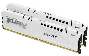 Kingston Technology FURY Beast 64GB 5200MT/s DDR5 CL40 DIMM (2er-Kit) White XMP