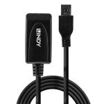 Lindy 43155 USB Kabel USB 3.2 Gen 1 (3.1 Gen 1) 5 m USB A 5 Gbit/s Schwarz