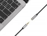 Manhattan 356022 Audio-Kabel 1 m 3.5mm Schwarz, Silber