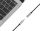 Manhattan 356022 Audio-Kabel 1 m 3.5mm Schwarz, Silber