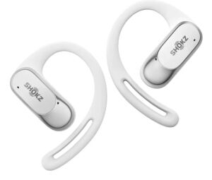 SHOKZ OpenFit Air, weiss Kopfhörer Kabellos Ohrbügel Anrufe/Musik/Sport/Alltag Bluetooth Weiß
