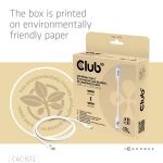 CLUB3D USB 80Gbps Certified 240W 8K240Hz Type-C® 1.2m / 3.94ft White Cable