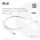 CLUB3D USB 80Gbps Certified 240W 8K240Hz Type-C® 1.2m / 3.94ft White Cable