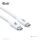 CLUB3D USB 80Gbps Certified 240W 8K240Hz Type-C® 1.2m / 3.94ft White Cable