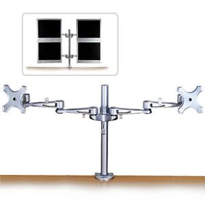 Lindy 40697 Flachbildschirm-Tischhalterung Tisch/Bank Silber