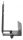 Manhattan 462075 Montage-Kit Schwarz