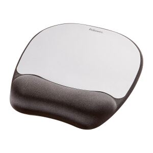 Fellowes 9175801 Mauspad Schwarz, Silber