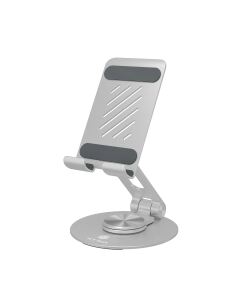 ICY BOX IB-TH201-R, Tablet & Smartphone Halter, rotierend, höhenverstellbar, Aluminium, für Tablets bis 12,9" (32,8 cm)