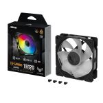 ASUS TUF Gaming TR120 ARGB Reverse Fan - Single Pack Computergehäuse Ventilator 12 cm Schwarz