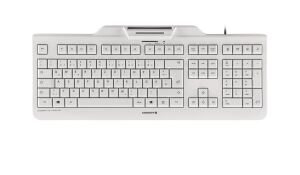 Contour Design KC 1000 SC Kabelgebundene Chipkarten Tastatur, Hell Grau, USB (QWERTZ - DE)