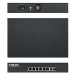 Intellinet 8-Port Gigabit Ethernet PoE+ Switch, IEEE 802.3at/af Power-over-Ethernet (PoE+/PoE)-konform, 140 W, Endspan, Desktop, 19" Rackmount