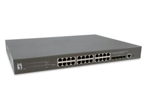 LevelOne GTP-2871 Netzwerk-Switch Managed L3 Gigabit Ethernet (10/100/1000) Power over Ethernet (PoE) Grau