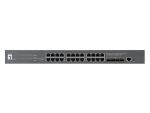 LevelOne GTP-2871 Netzwerk-Switch Managed L3 Gigabit Ethernet (10/100/1000) Power over Ethernet (PoE) Grau