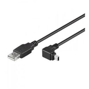 Techly ICOC-MUSB-AA-018ANG USB Kabel USB 2.0 1,8 m USB A Mini-USB B 0,48 Gbit/s Schwarz