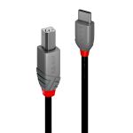 Lindy 36941 USB Kabel USB 2.0 1 m USB C USB B 0,48 Gbit/s Schwarz