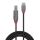 Lindy 36941 USB Kabel USB 2.0 1 m USB C USB B 0,48 Gbit/s Schwarz
