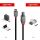 Lindy 36941 USB Kabel USB 2.0 1 m USB C USB B 0,48 Gbit/s Schwarz