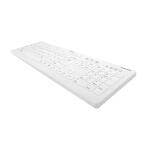 Contour Design Active Key Contour QuickClean Medizinische Tastatur Abnehmbare Abdeckung Full-Size Kabellos Weiß DE C8112
