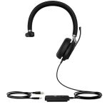 Yealink UH38 Mono Teams Kopfhörer Verkabelt & Kabellos Kopfband Büro/Callcenter Bluetooth Schwarz