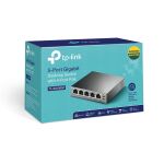 TP-Link 5-Port-10/100/1000Mbit/s-Desktop-Switch mit 4 PoE-Ports