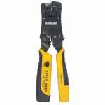 Intellinet Universal Crimpwerkzeug und Kabeltester, 2-in-1-Werkzeug zum Schneiden, Abisolieren, Crimpen und Testen