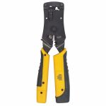 Intellinet Universal Crimpwerkzeug und Kabeltester, 2-in-1-Werkzeug zum Schneiden, Abisolieren, Crimpen und Testen