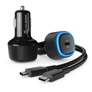 ALOGIC CRC60 Ladegerät für Mobilgeräte Universal Schwarz Zigarettenanzünder Auto