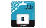 Kingston Technology 512GB microSDXC Canvas Go Plus Gen4 200R A2 U3 Einzelpaket ohne ADP