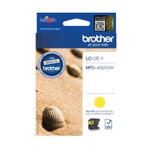 Brother LC12EY Druckerpatrone 1 Stück(e) Original Gelb
