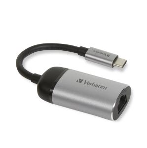 Verbatim 49146 laptop-dockingstation & portreplikator USB 3.2 Gen 1 (3.1 Gen 1) Type-C Schwarz, Silber