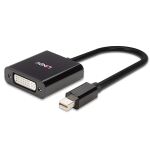 Lindy 41736 Kabeladapter Mini DisplayPort DVI-D Schwarz