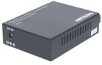 Intellinet Gigabit Ethernet Singlemode Medienkonverter, 10/100/1000Base-T auf 1000Base-LX (SC) Single Mode, 20 km