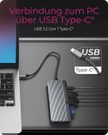 ICY BOX IB-DK4040a-CPD, 10 in 1 USB-C Docking station, 1x HDMI 4K60Hz, 1x VGA, 3x USB-A 5G, 1x USB-C 5G, 1x USB-C for PD 100W, 1x LAN 1Gb, 2xCardreader