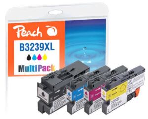 Peach LC-3239XL Druckerpatrone 4 Stück(e) Hohe (XL-) Ausbeute Schwarz, Cyan, Magenta, Gelb
