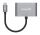 Manhattan 130691 laptop-dockingstation & portreplikator Kabelgebunden USB 3.2 Gen 1 (3.1 Gen 1) Type-C Grau