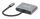Manhattan 130691 laptop-dockingstation & portreplikator Kabelgebunden USB 3.2 Gen 1 (3.1 Gen 1) Type-C Grau