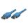 Techly ICOC-U3-AA-30-EX USB Kabel USB 3.2 Gen 1 (3.1 Gen 1) 3 m USB A 5 Gbit/s Blau