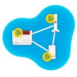 Repeater 3000 AX Netzwerk-Repeater 2400 Mbit/s Weiß