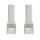 Intellinet 745123 Netzwerkkabel Grau 0,5 m Cat6a F/FTP (FFTP)