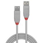 Lindy 36710 USB Kabel USB 2.0 0,2 m USB A 0,48 Gbit/s Grau