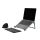 R-Go Tools Laptopständer R-Go Steel Travel, ergonomisch faltbarer und einstellbarer Laptopständer, Stahl, Schwarz
