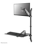 Neomounts WL90-325BL1 Sitz-Steh-Arbeitsplatz-Wand 17-32" - Gasfeder